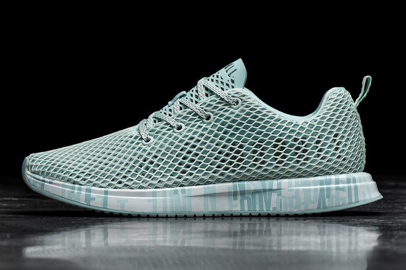 Nobull Davidsdottir Mesh Runner Men's Running Shoes Turquoise | USA X1043Y